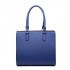 LT1650 - Miss Lulu Textured Leather Look Square Pocket Shoulder Handbag Navy LT1650 - Miss Lulu Textured Leather Look Square Pocket Shoulder Handbag Navy